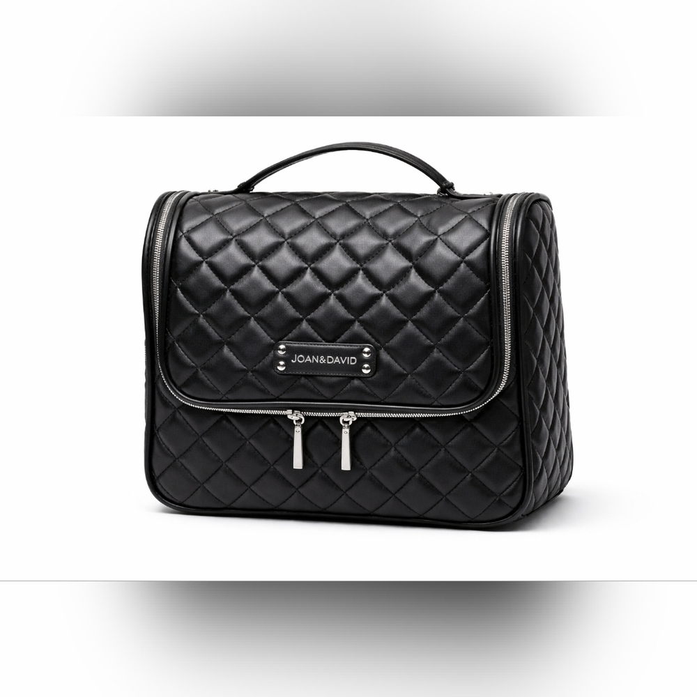 Nwt -Joan & David Black Quilted Women’s Bag  Handbag Winter Accessory